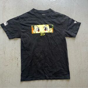 Hunter hunter Black Graphic T-Shirt with Anime Design